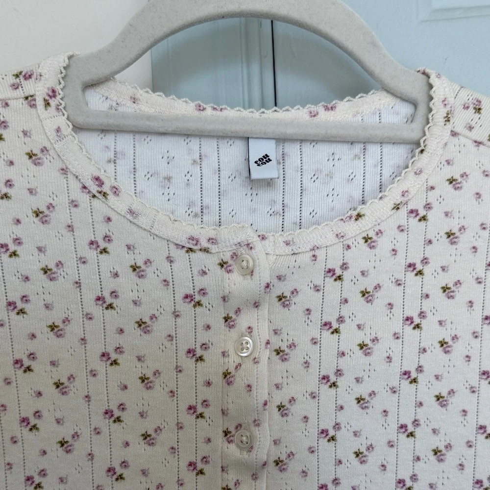 Cou Cou Intimates - English Rose - Cropped Cardi - Medium - Like New! - Picture 6 of 11